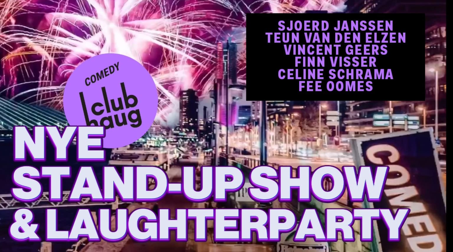NYE Stand Up Show & The Revenge of the YE-YE PARTY!