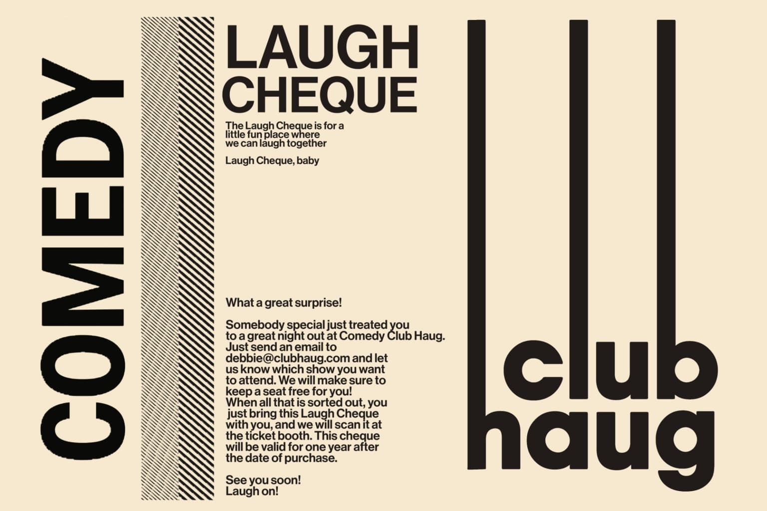 KADOBON voor een avond #ECHTLACHEN