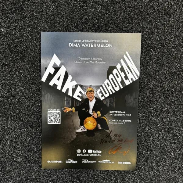 Signed poster Dima Watermelon